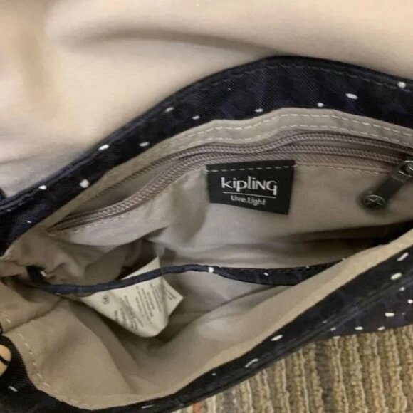 KIPLING Sabian Printed Mini Crossbody Bag #KI0434-55Q Monkey Ape Charm - Picture 12 of 13